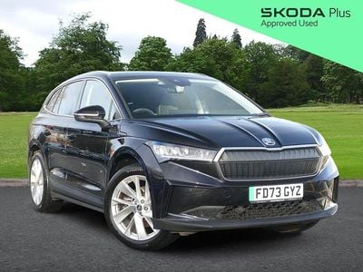 Black magic pearl effect Used 2023 Skoda Enyaq iV ecoSuite SUV | £25,395 (Fair price)