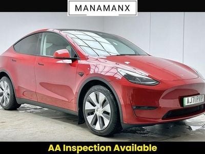 Used Tesla Model Y Long Range AWD 378 kW (514 HP) 2022 Red SUV