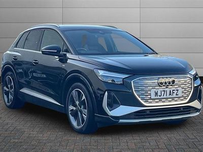 Used Audi Q4 e-tron S-Line 125 kW (170 HP) 2021 Black SUV