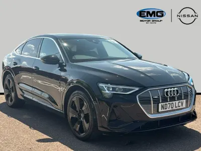 Used Audi e-tron Sportback S-Line 300 kW (408 HP) 2020 Black SUV