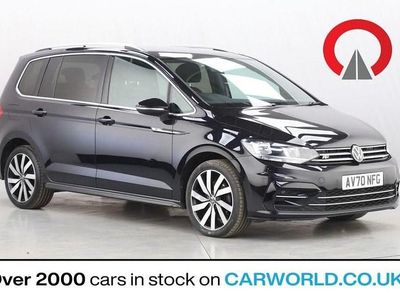 Used VW Touran R-line 150 HP (110 kW) 2020 Black MPV