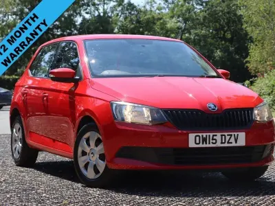 Used Skoda Fabia 2015 Red Hatchback