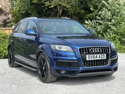 Used Audi Q7 S-line plus 340 HP (250 kW) 2014 Blue SUV