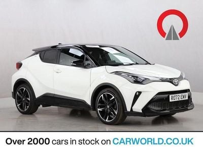White/black Used 2022 Toyota C-HR Sport SUV | £16,996 (Fair price)
