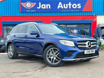 Used Mercedes GLC220 AMG line 2018 Blue SUV