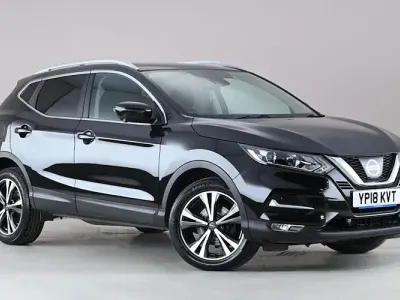 Used Nissan Qashqai N-Connecta 110 HP (80 kW) 2018 Black SUV
