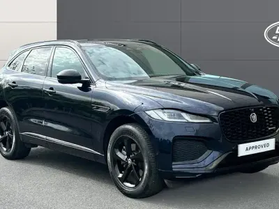 Begagnad Jaguar F-Pace R-Dynamic 204 HK (150 kW) 2024 Blå SUV