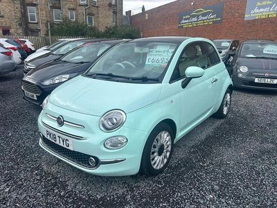 Used Fiat 500 Lounge 69 HP (50 kW) 2018 Green Hatchback