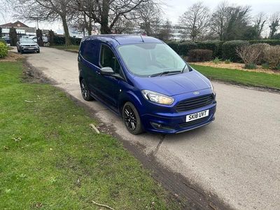Used Ford Transit Sport 95 HP (69 kW) 2018 Blue Van