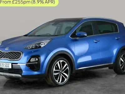 Begagnad Kia Sportage 177 HK (130 kW) 2019 Blå SUV