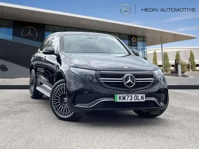 Used Mercedes EQC400 AMG Line Premium 300 kW (408 HP) 2023 Black SUV