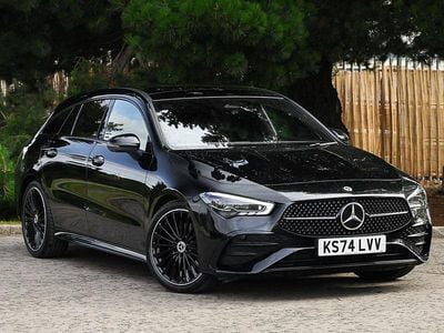 Black Used 2024 Mercedes CLA220 AMG Line Premium Plus Sedan | £31,998 (Fair price)