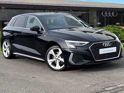Used Audi A3 S-Line 150 HP (110 kW) 2020 Black Sedan
