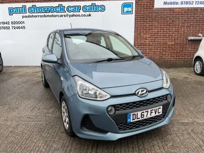 Used Hyundai i10 SE 87 HP (63 kW) 2018 Blue Hatchback