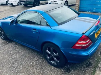 Used Mercedes SLK230 2002 Blue Cabriolet