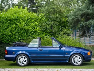 Used Ford Escort Cabriolet Convertible 1990 Blue Cabriolet