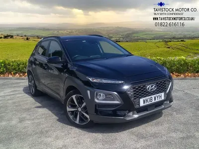 Used Hyundai Kona Premium 177 HP (130 kW) 2018 Black SUV