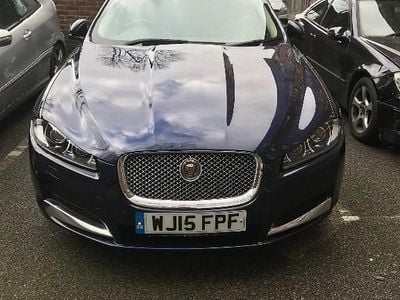 Used Jaguar XF Portfolio 2015 Blue Sedan