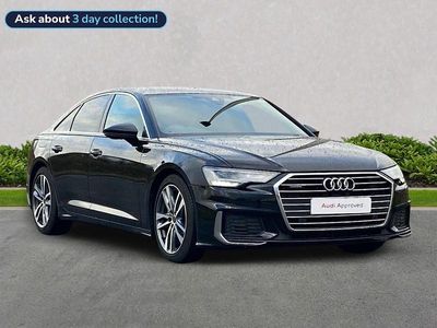 Black Used 2022 Audi A6 S-Line Sedan | £24,895 (Fair price)