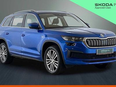 Used Skoda Kodiaq LAURIN & KLEMENT 200 HP (147 kW) 2022 Blue SUV
