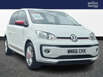 Used VW up! Beats 75 HP (55 kW) 2016 White Hatchback