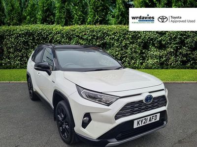 White/black Used 2021 Toyota RAV4 Estate | £24,995 (Fair price)