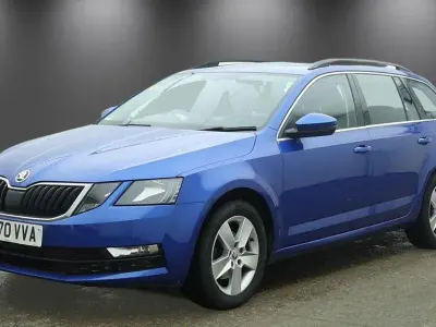 Used Skoda Octavia SE Technology 115 HP (84 kW) 2020 Blue Estate