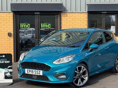 Used Ford Fiesta ST-Line 100 HP (73 kW) 2019 Blue Hatchback