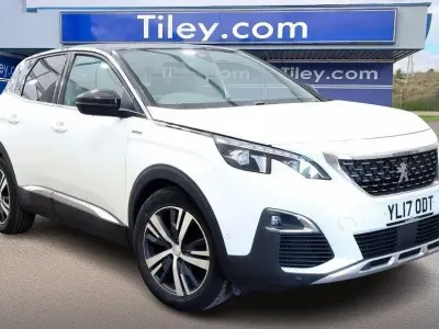 Used Peugeot 3008 GT-line 130 HP (95 kW) 2017 White SUV