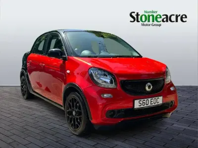 Used Smart ForFour Premium 88 HP (64 kW) 2018 Black Hatchback