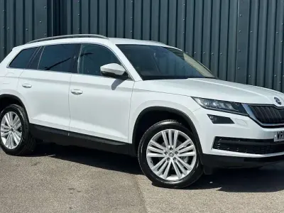 Used Skoda Kodiaq SE L 150 HP (110 kW) 2018 White SUV