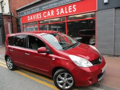 Used Nissan Note N-TEC 2011 Red Hatchback