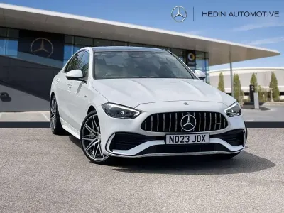 Used Mercedes C43 AMG Premium Plus 408 HP (300 kW) 2023 White Sedan