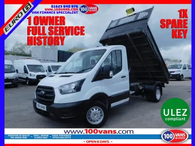 Used Ford Transit S 130 HP (95 kW) 2022 White Van