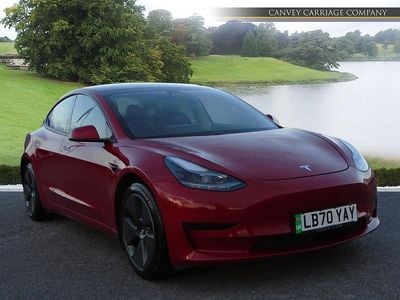 Used Tesla Model 3 Standard Range 52 kW (72 HP) 2020 Red Sedan