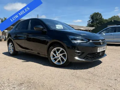 Used Vauxhall Corsa SRi 100 HP (73 kW) 2020 Black Hatchback