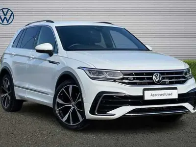 Begagnad VW Tiguan R-line 150 HK (110 kW) 2021 Vit SUV