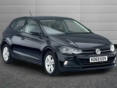 Used VW Polo SE 95 HP (69 kW) 2020 Black Hatchback