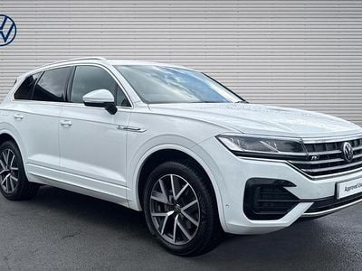 Used VW Touareg R-line 286 HP (210 kW) 2021 White SUV