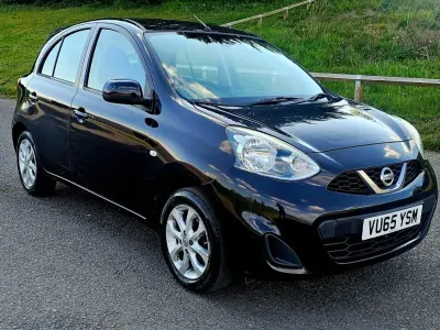 Begagnad Nissan Micra Acenta 2015 Svart Halvkombi