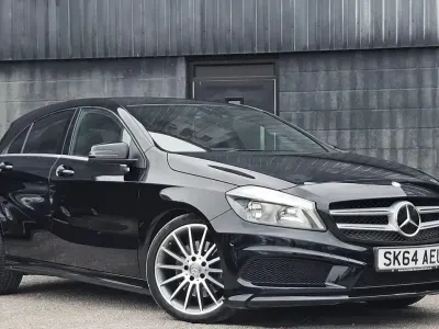 Used Mercedes A220 AMG 170 HP (125 kW) 2015 Black Hatchback