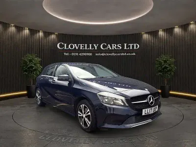 Used Mercedes A180 SE 109 HP (80 kW) 2017 Blue Hatchback