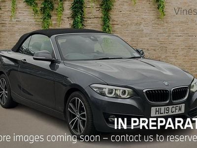 Used BMW 220 Sport Line 181 HP (133 kW) 2019 Grey Cabriolet
