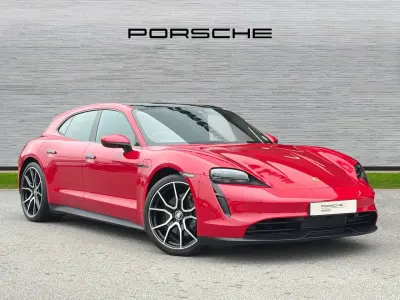 Used Porsche Taycan 350 kW (476 HP) 2023 Red Estate