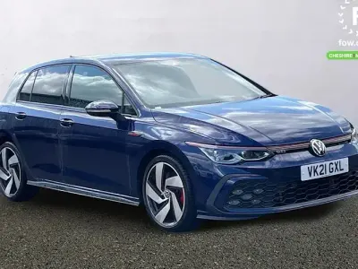 Used VW Golf VIII GTI 245 HP (180 kW) 2021 Blue Hatchback