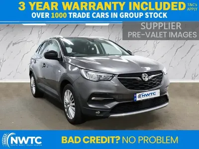 Used Vauxhall Grandland X S 130 HP (95 kW) 2018 Grey SUV