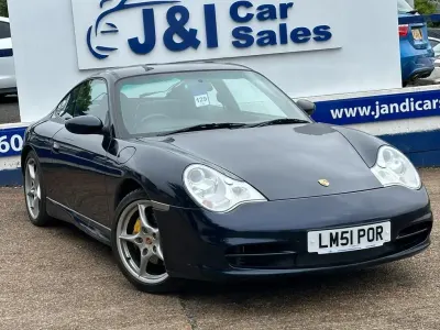 Used Porsche 911 Carrera 4 315 HP (231 kW) 2002 Blue Coupe