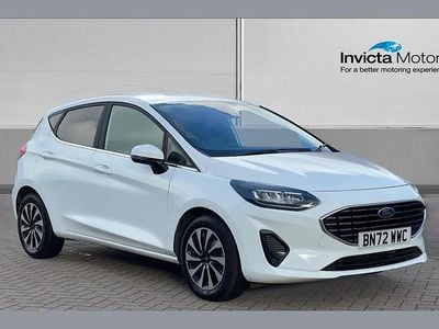 White Used 2022 Ford Fiesta Titanium Hatchback | £14,000 (Good price)