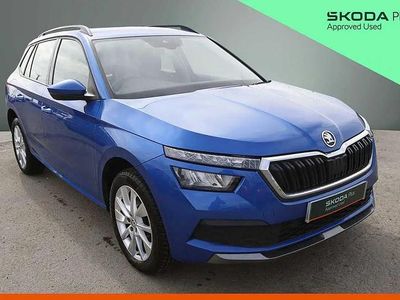 Used Skoda Kamiq SE 113 HP (83 kW) 2020 Race blue metallic SUV