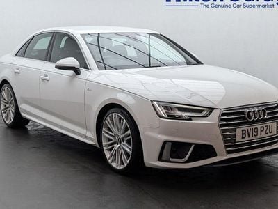 White Used 2019 Audi A4 S-Line Sedan | £14,750 (Good price)